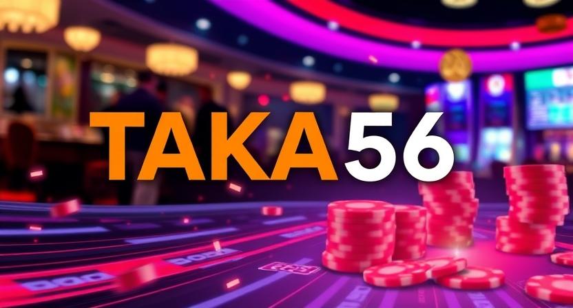 Variety of slot machines available on TAKA56